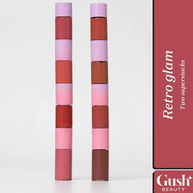 Vanity Wagon | Buy Gush Beauty Retro Glam Lip Kit, Think Pink & Boldly Bright