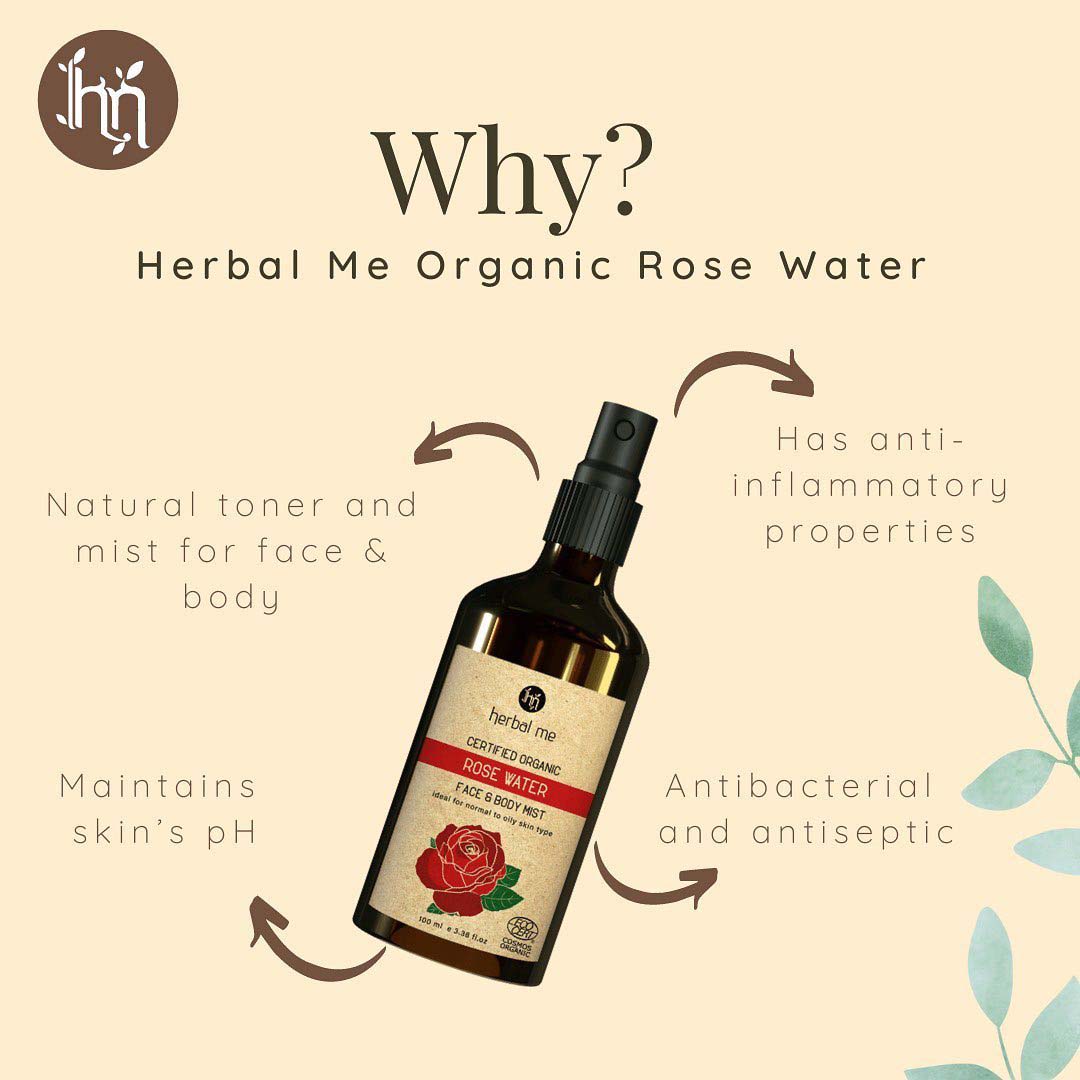 Vanity Wagon | Buy Herbal Me Certified Organic Rose Water