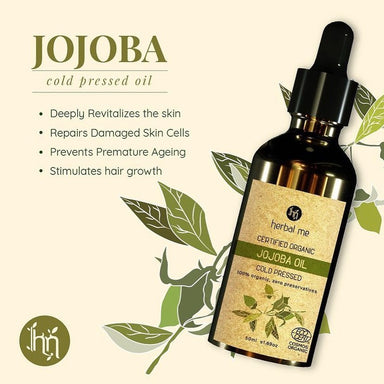 Vanity Wagon | Buy Herbal Me Organic Cold Pressed Jojoba Oil