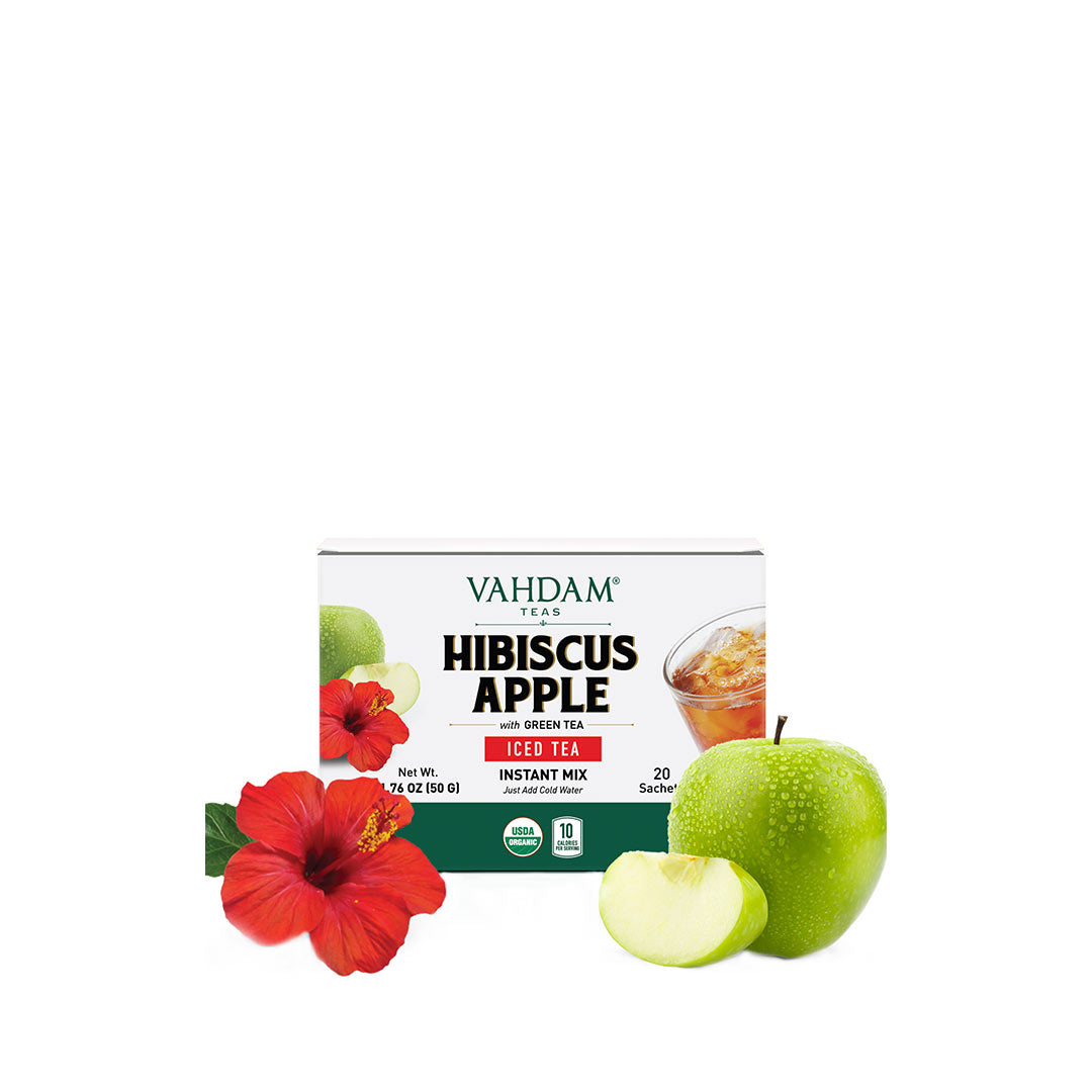 Vahdam Hibiscus Apple Iced Tea Premix