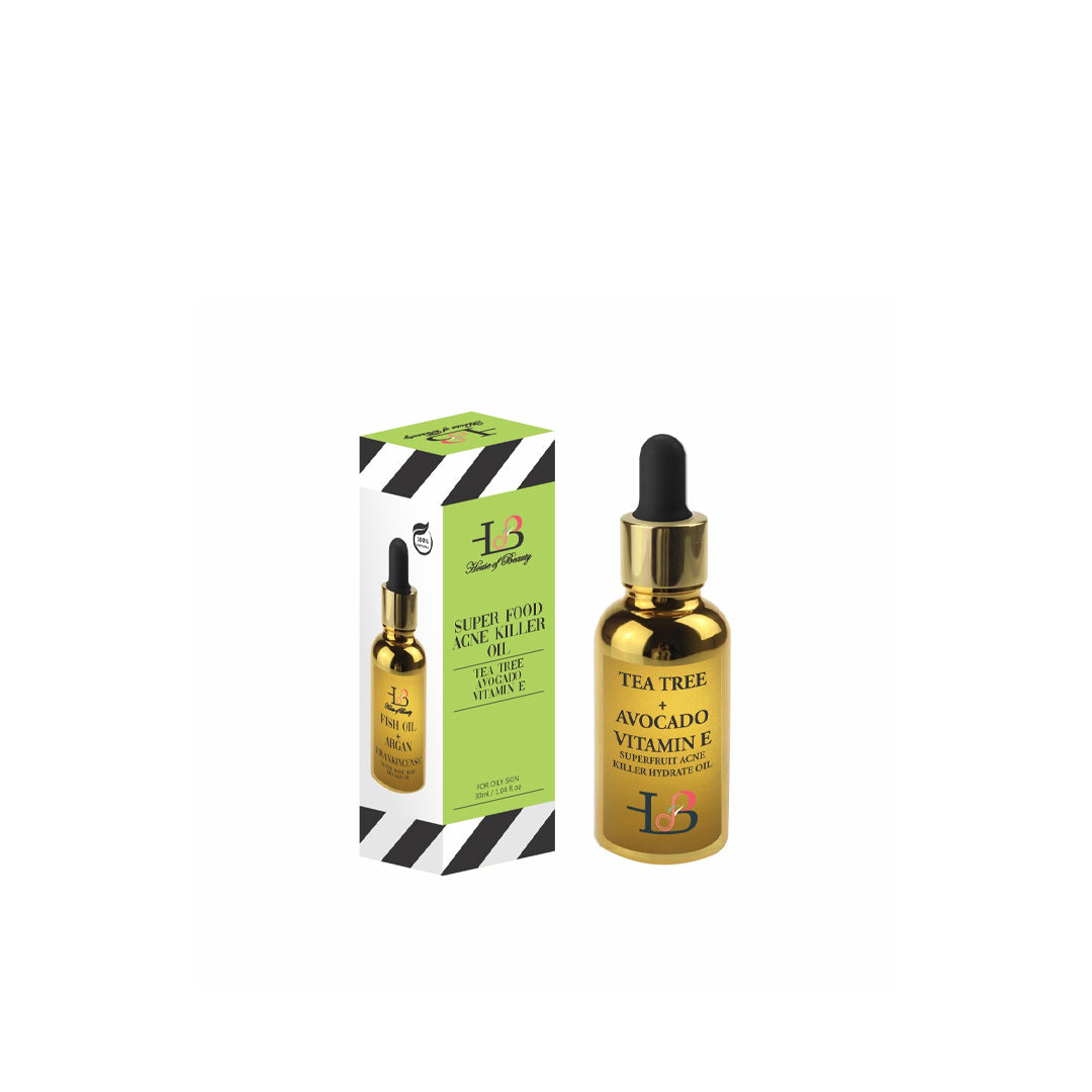 Vanity Wagon | Buy House of Beauty Tree Tea Oil with Avocado & Vitamin E