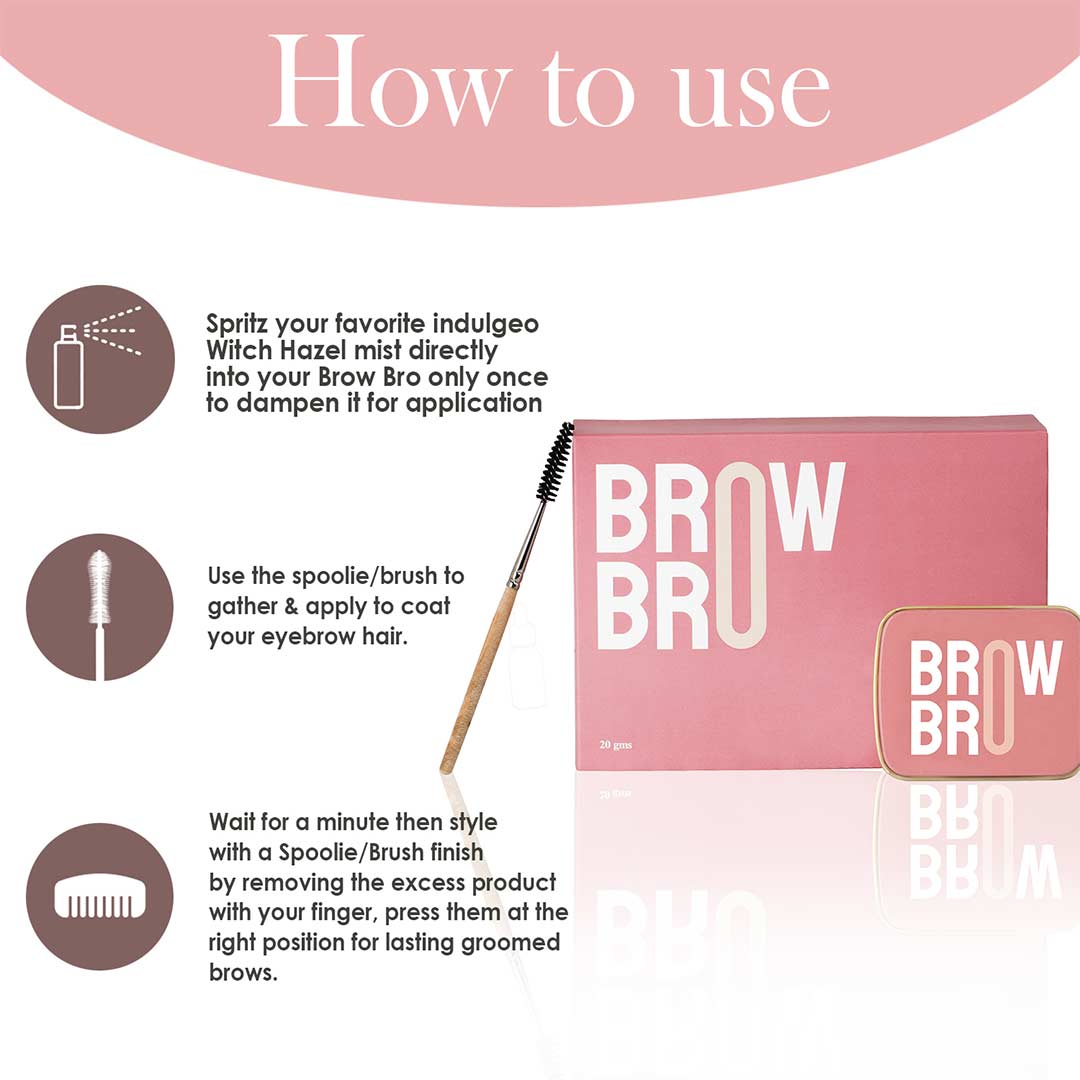 Indulgeo Essentials Brow Bro for fuller and fluffier eyebrows
