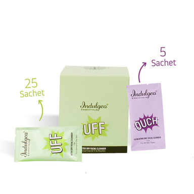 Vanity Wagon | Buy Indulgeo Essentials UFF + OUCH Detox Dry Facial Cleanser Combo