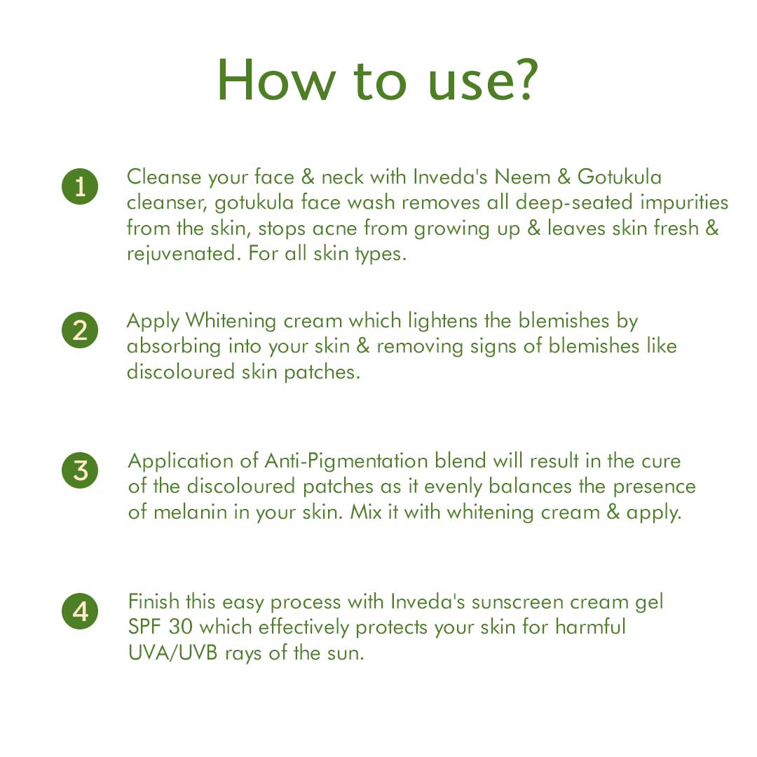 Inveda Anti Pigmentation Skin Care Kit