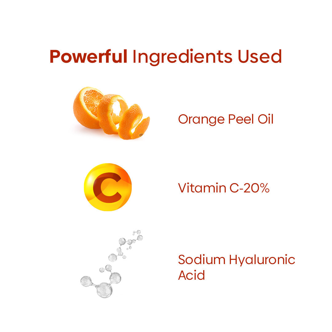 Inveda Concentrated 20% Vitamin C Serum with Orange Peel Oil