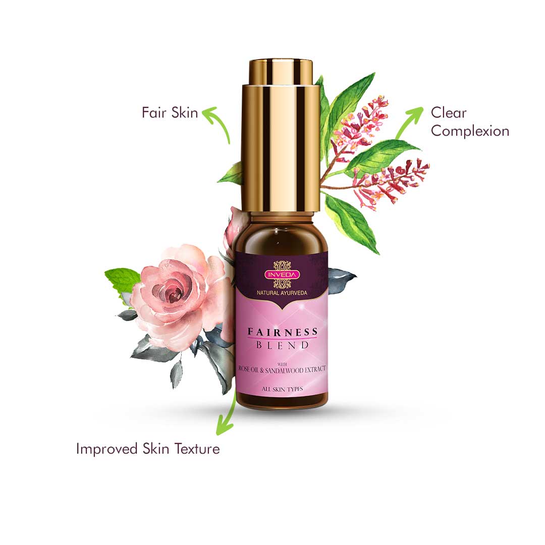 Inveda Fairness Blend with Rose Oil & Sandalwood Extract