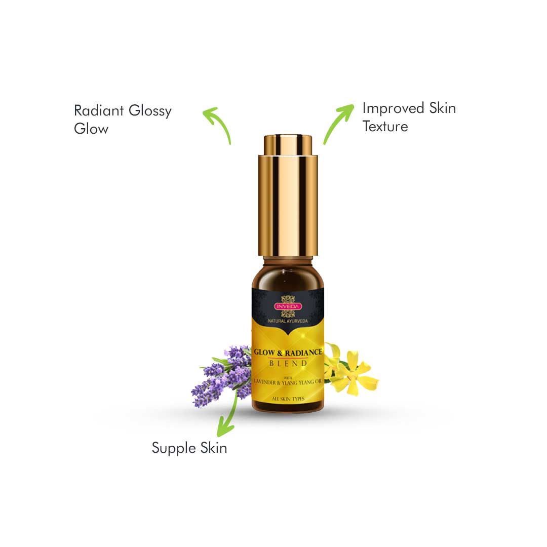 Inveda Glow and Radiance Blend with Lavender & Ylang Ylang Oil
