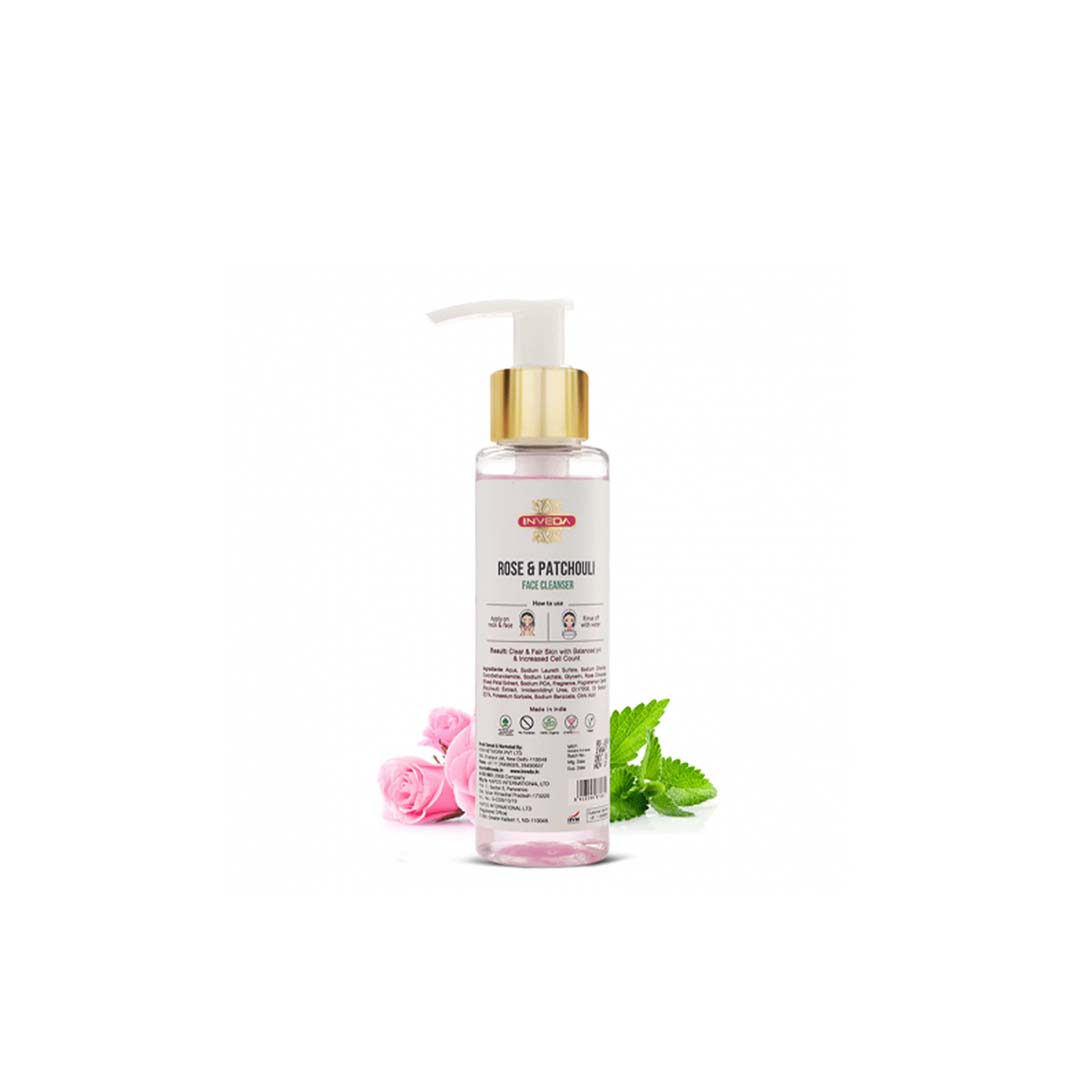 Inveda Rose & Patchouli Face Cleanser