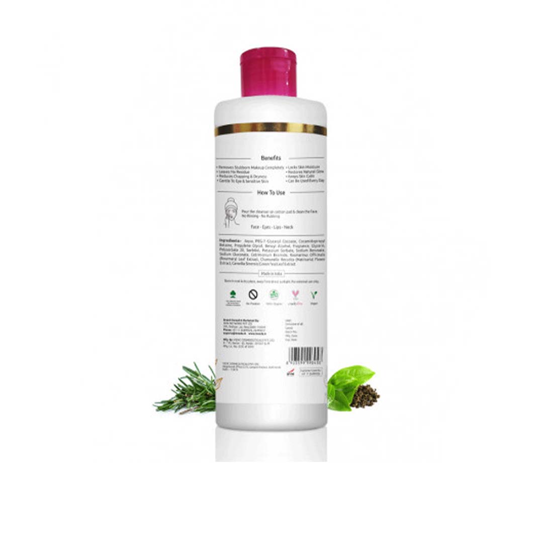 Inveda Stubborn Makeup Micellar Water Cleanser with Rosemary & Green Tea