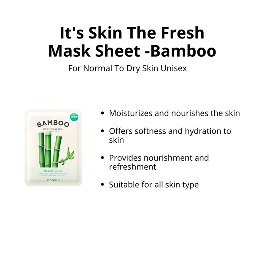Vanity Wagon | Buy It's Skin The Fresh Mask Sheet, Bamboo