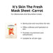 Vanity Wagon | Buy It's Skin The Fresh Mask Sheet, Carrot