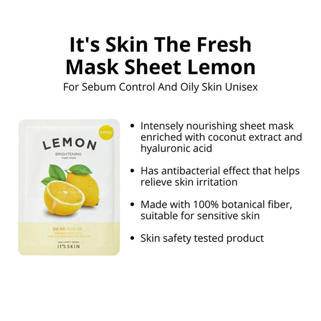 Vanity Wagon | Buy It's Skin The Fresh Mask Sheet, Lemon