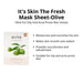 Vanity Wagon | Buy It's Skin The Fresh Mask Sheet, Olive