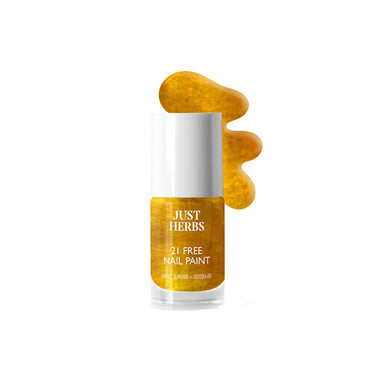 Vanity Wagon | Buy Just Herbs 21 Free Nail Paint, Gold Dust