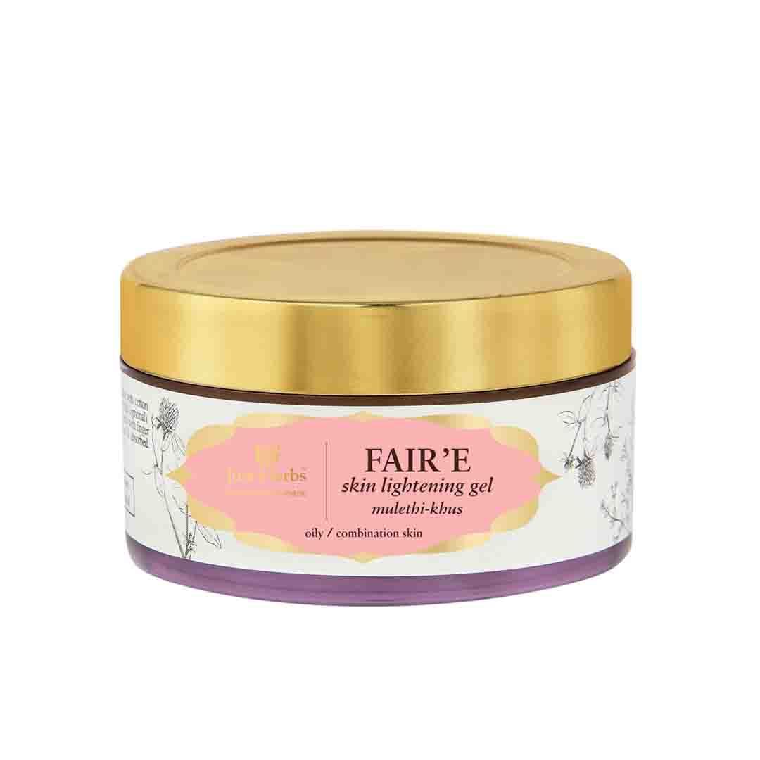 Just Herbs Fair’e, Skin Lightening Gel with Mulethi and Khus