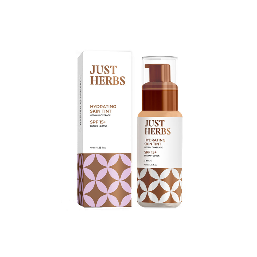Buy Just Herbs Hydrating Skin Tint SPF 15+, 3 Beige | Vanity Wagon