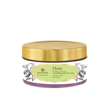Vanity Wagon | Buy Just Herbs I’brite Nourishing Under Eye Cream with Almond & Green Tea