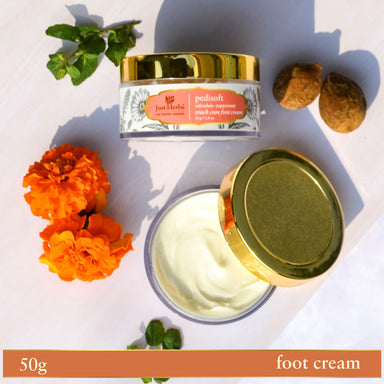 Vanity Wagon | Buy Just Herbs Pedisoft Crack Cure Foot Cream with Calendula & Peppermint