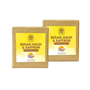 Vanity Wagon | Buy Kaaya Natural Basen, Haldi, & Saffron Handmade Soap