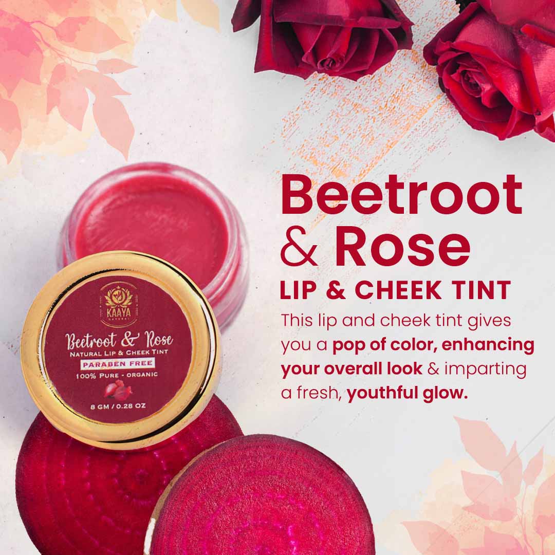 Vanity Wagon | Buy Kaaya Natural Beetroot & Rose Lip Cheek Tint