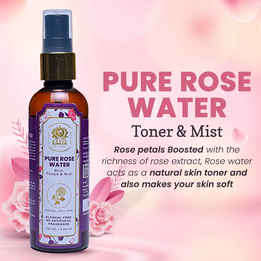 Vanity Wagon | Buy Kaaya Natural Pure Rose Water Toner & Mist