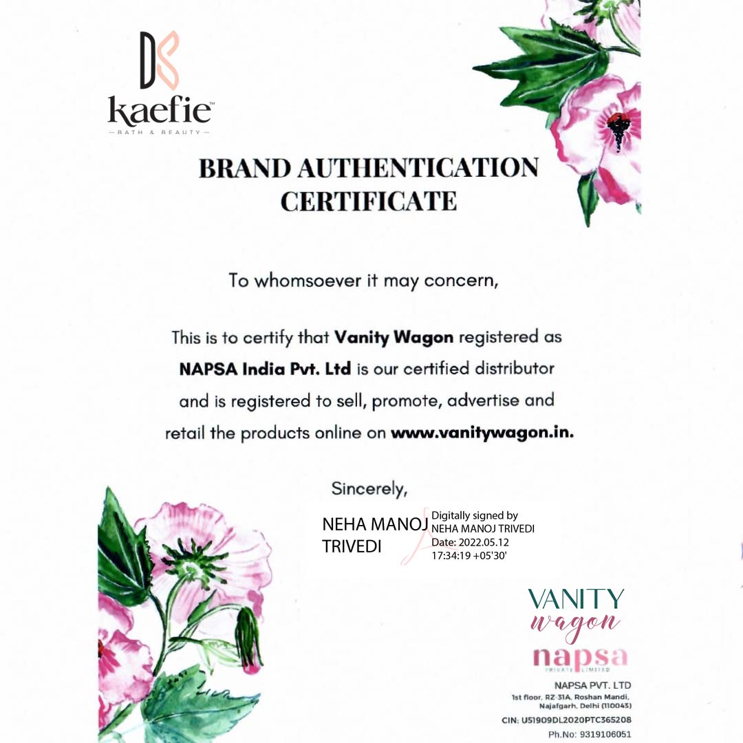Vanity Wagon | Buy Kaefie Beauty Vanilla & Oud Bathing Salt