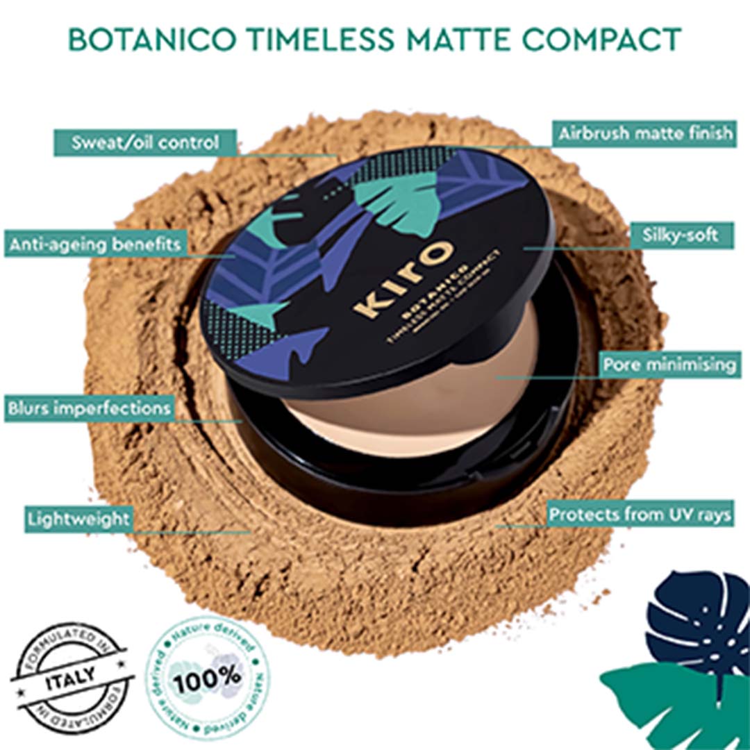 Vanity Wagon | Buy Kiro Botanico Timeless Matte Compact, Nutmeg Beige