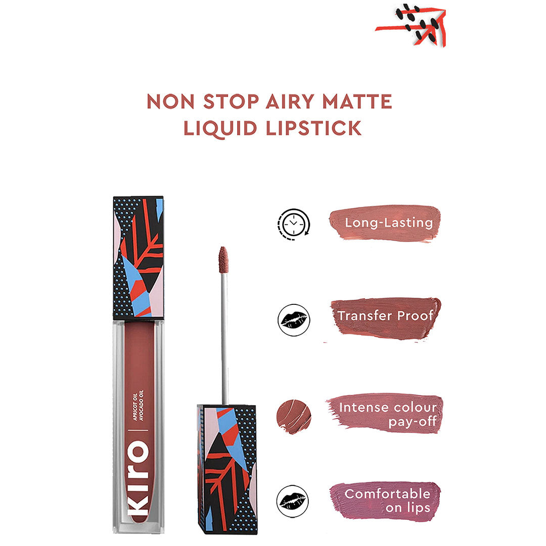 Vanity Wagon | Buy Kiro Non-Stop Airy Matte Liquid Lipstick, Pink Granite