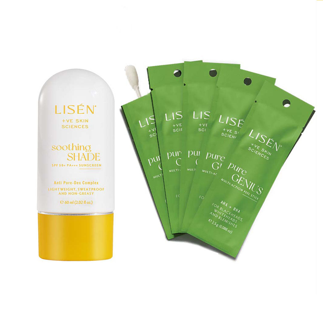 LISEN Daycare to Nightcare, Protect & Exfoliate Combo