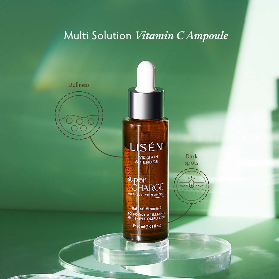 LISEN Supercharge ++ Multi-Solution Ampoule with Natural Vitamin C