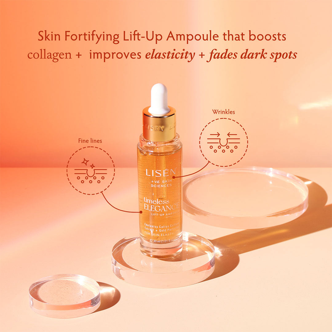 LISEN Timeless Elegance Lift Up Ampoule with Edelweiss & Gold Particles