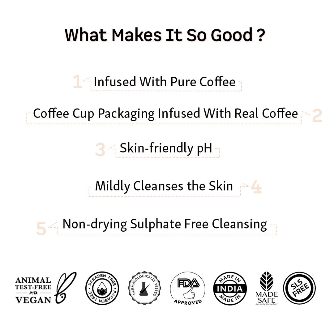 Vanity Wagon | Buy  mCaffeine Naked & Raw Coffee Latte Body Wash  