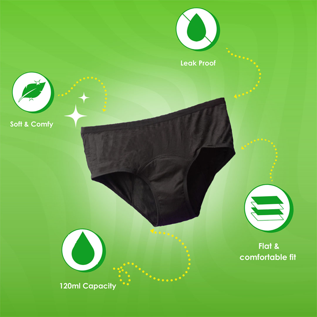 Dallonan Women's Underwear Brief Breathable Soft Bamboo Fiber