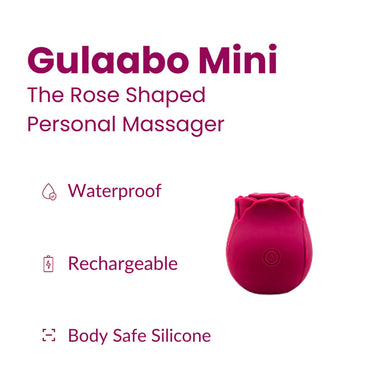 Vanity Wagon | Buy Lemme Be Gulaabo Mini, The Rose Shaped Personal Massager