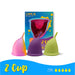 Vanity Wagon | Buy Lemme Be Z Cup Reusable Menstrual Cup, Rainbow