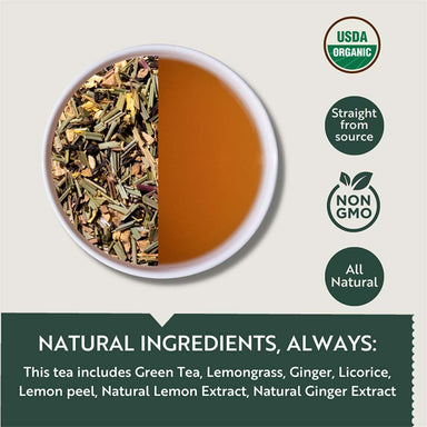 Vanity Wagon | Buy Luxmi Estates Citrus Sky Lemongrass Ginger Green Tea
