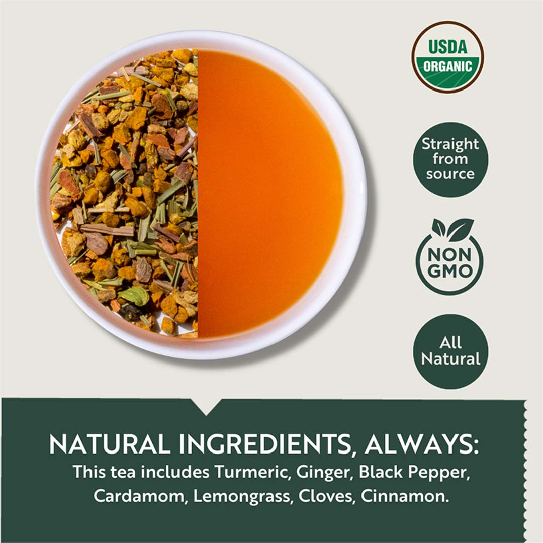 Vanity Wagon | Buy Luxmi Estates Turmeric Time-Out Herbal Loose Tea