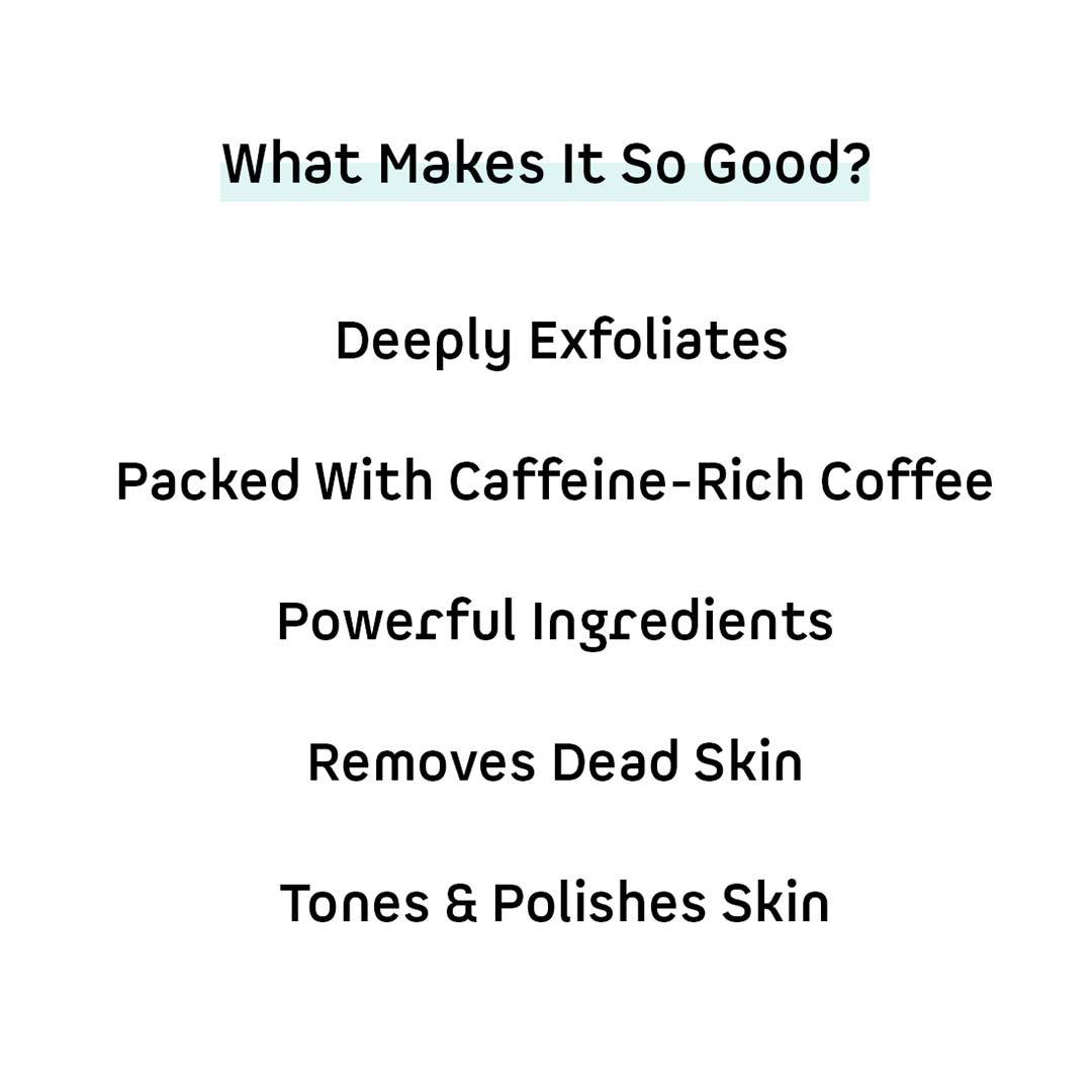 Vanity Wagon | Buy mCaffeine Espresso Coffee Exfoliating Face Scrub for Blackheads with Walnut