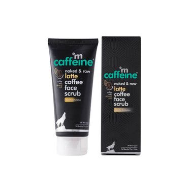Vanity Wagon | Buy mCaffeine Latte Coffee Gentle Exfoliating Face Scrub for Moisture Retention