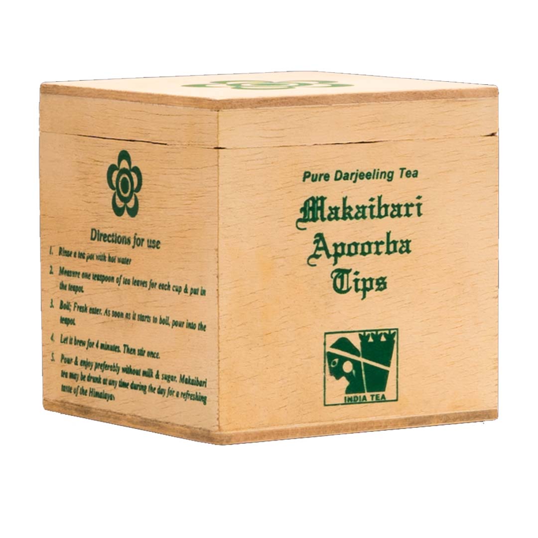 Vanity Wagon | Buy Makaibari Apoorba Tips Chestlet Darjeeling Black Tea
