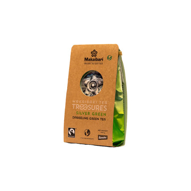 Vanity Wagon | Buy Makaibari Tea Treasures Silver Green  Organic Darjeeling Loose Green Tea