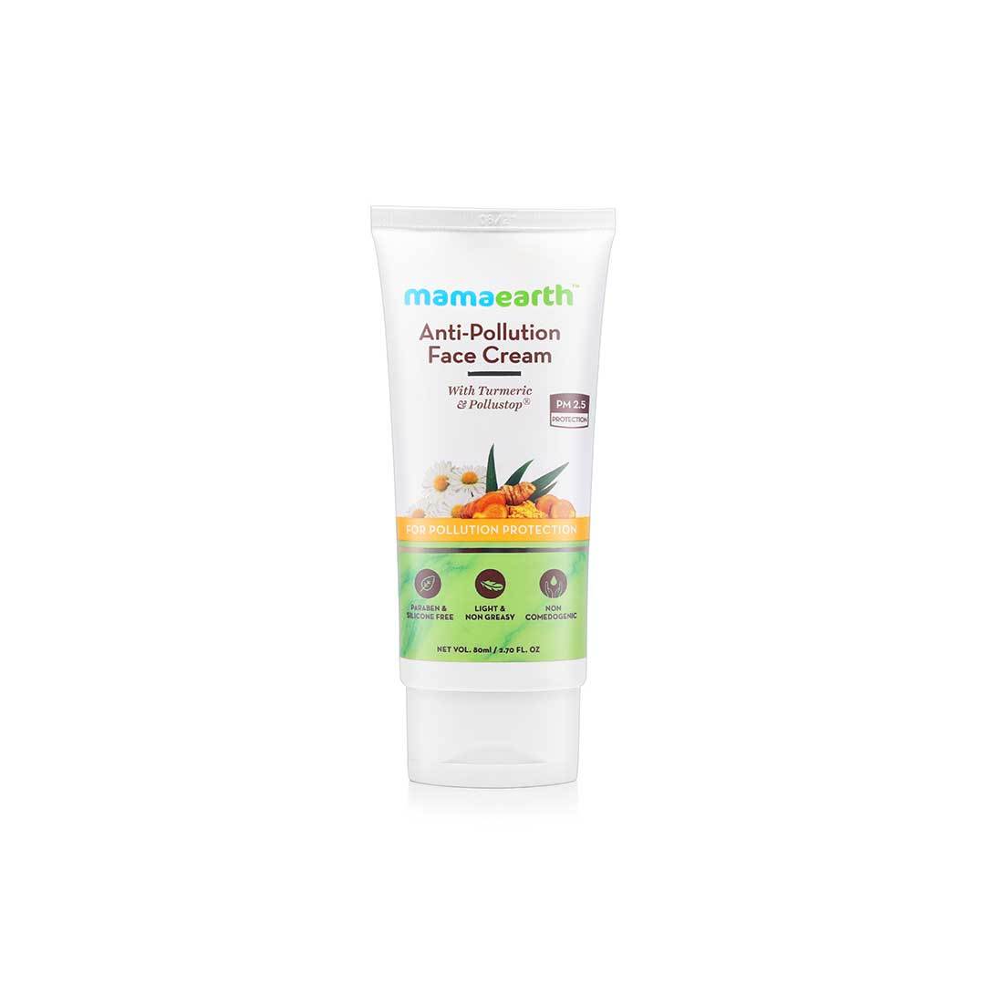 Mamaearth Anti-Pollution Face Cream with Turmeric and Pollustop, PM 2.5 -1