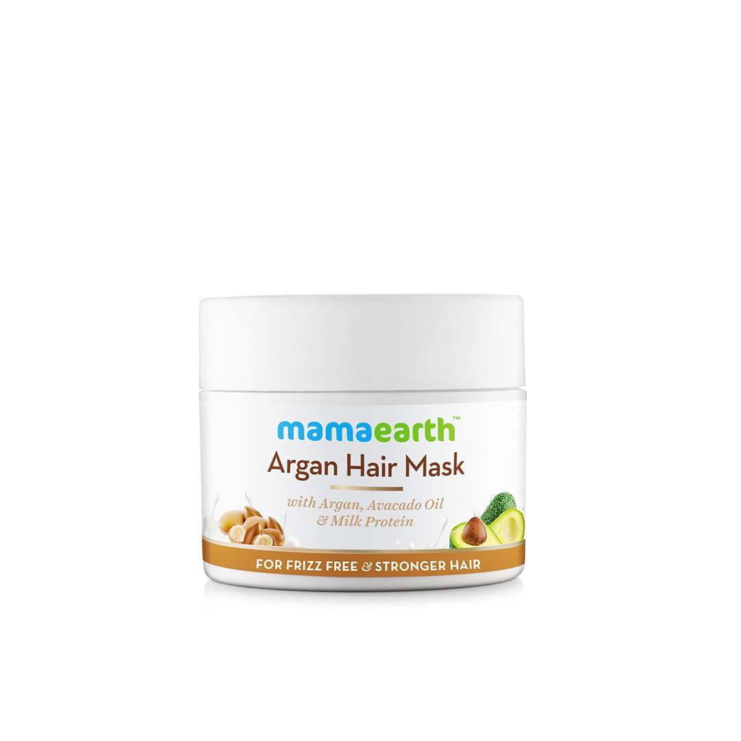 Mamaearth Argan Hair Mask with Argan, Avacado Oil and Milk Protein -1