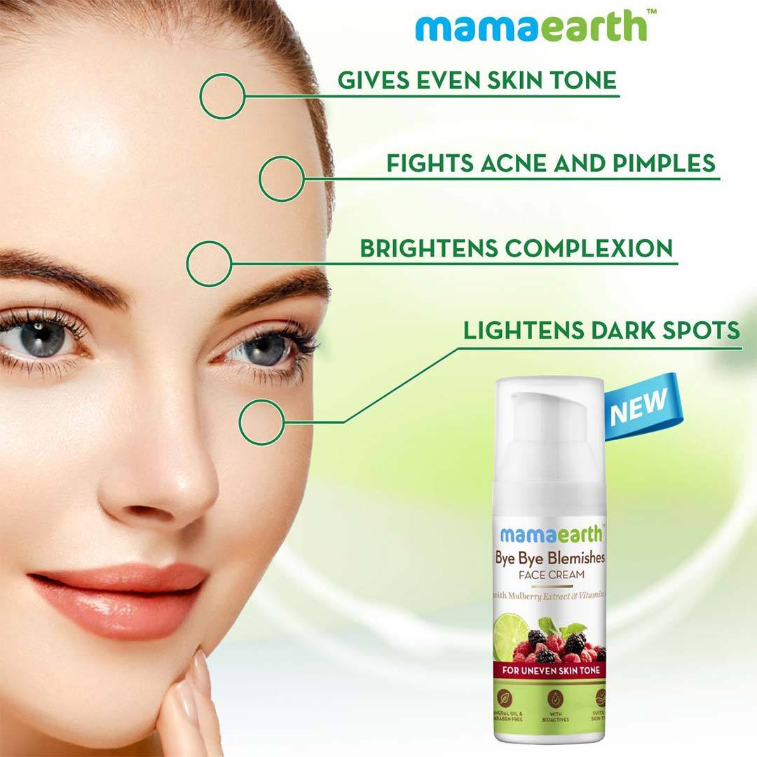 Mamaearth Bye Bye Blemishes Face Cream with Mulberry Extract and Vitamin C -3