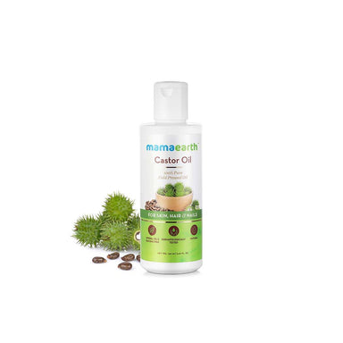 Mamaearth Castor Oil for Healthier Skin, Hair and Nails with 100% Pure Cold-Pressed Oil -2
