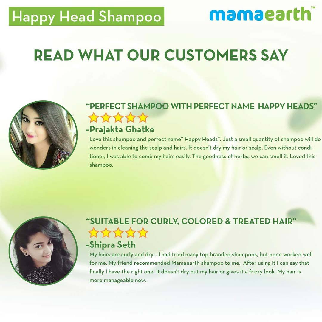 Mamaearth Happy Heads Shampoo for Healthy and Strong Hair with Biotin, Amla and Natural Protein -7