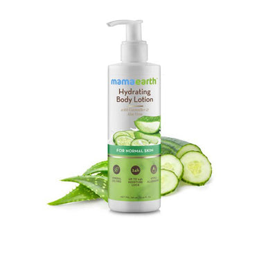 Mamaearth Hydrating Body Lotion for Normal Skin with Cucumber and Aloe Vera -2