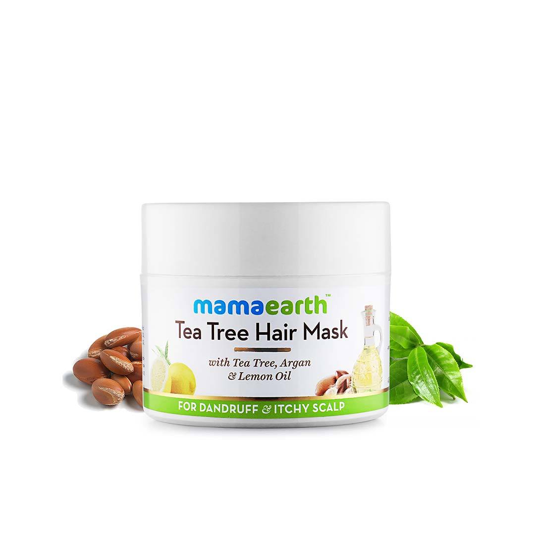 Mamaearth Tea Tree Hair Mask for Dandruff and Itchy Scalp with Tea Tree, Argan and Lemon Oil -2