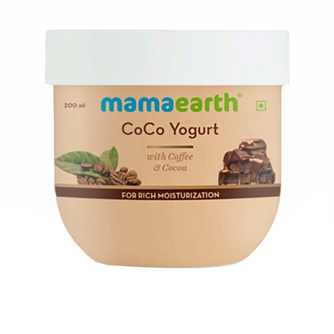 Mamaearth CoCo Yogurt with Coffee and Cocoa for Rich Moisturization