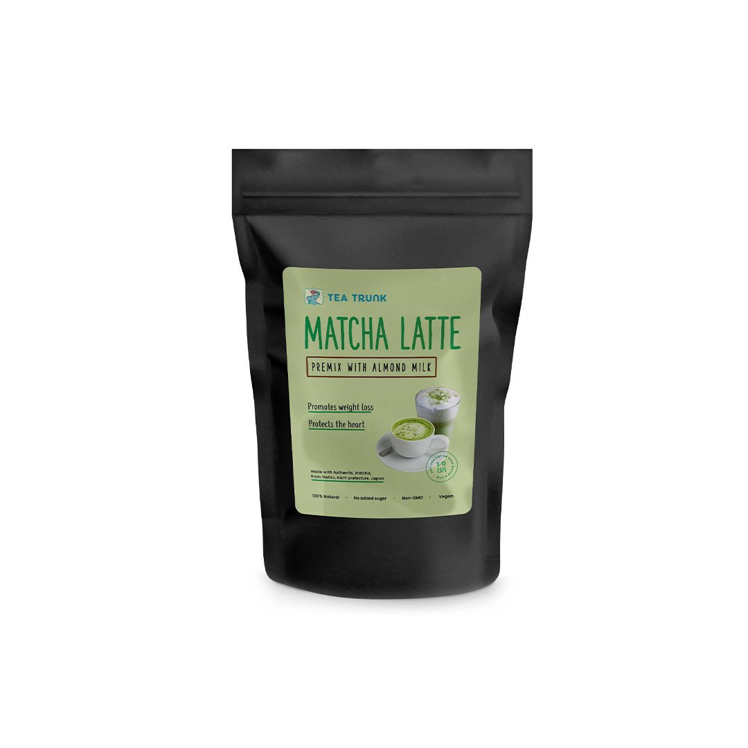 Vanity Wagon | Buy Tea Trunk Matcha Latte Premix - with Almond Milk